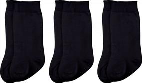 img 3 attached to Epeius Unisex Baby Soft Nylon Knee High Socks 3/6 Pack, Newborn Infant Toddler