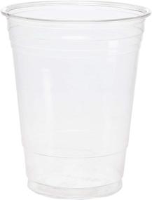 img 2 attached to 🥣 25 pack of 16 oz Take n' Go Parfait/Snack Cups with 3-pieces, including a 2-Compartment Insert and Flat Lid featuring Signature Party Picks