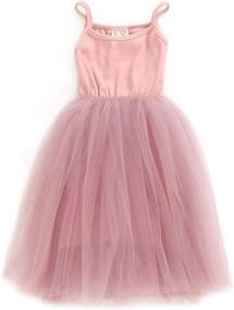 img 3 attached to 👗 Sleeveless Sundress for Infants and Toddlers - Bubble Dress for Girls' Clothing