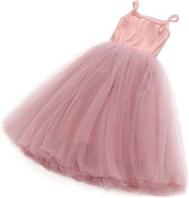 img 4 attached to 👗 Sleeveless Sundress for Infants and Toddlers - Bubble Dress for Girls' Clothing