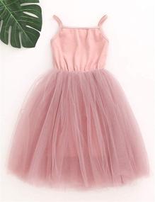 img 2 attached to 👗 Sleeveless Sundress for Infants and Toddlers - Bubble Dress for Girls' Clothing