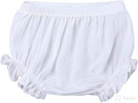 img 1 attached to JELEUON Little Cotton Bloomer Shorts Apparel & Accessories Baby Girls for Clothing