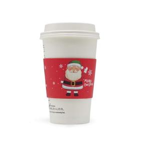 img 2 attached to ☕ 25pcs Festive Holiday Coffee Cup Tea Cup Sleeves, Ideal for 12 oz and 16 oz