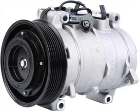 img 4 attached to Honhill AC Compressor And A/C Clutch: Perfect Fit For 2003-2007 Honda Accord 2.4L L4