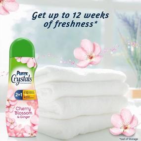 img 1 attached to Purex Crystals Cherry Blossom & Ginger Scent Booster - In-Wash Fragrance Enhancer, 21 Oz (Pack Of 4)