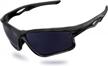 men's polarized sports sunglasses for cycling, running, driving, fishing - tr90 unbreakable frame with uv protection logo