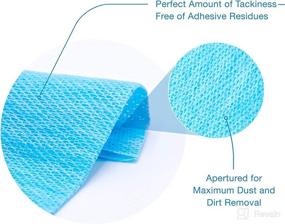 img 3 attached to 🧻 Saturix Tack Cloth - Enhanced Dust Removal - 17” x 12” - 10 Wipes/Bag - TCBG