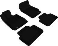 🔲 3d maxpider l1bm00601509 complete set kagu rubber floor mats for bmw 3 series sedan (e90) - all-weather custom fit, black логотип