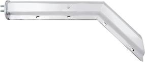 img 3 attached to Premium Heavy-Duty Stainless Steel Angled Mud Flap Hanger - Grand General 30714 - 1-1/8" Bolt Spacing