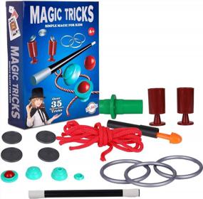 img 4 attached to Playkidz Magic Trick For Kids Set 2 - Волшебный набор с более чем 35 простыми трюками, Волшебный притворный игровой набор с палочкой и другими фокусами - Простое в освоении Руководство по эксплуатации - Лучший подарок для начинающих