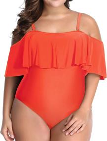 img 3 attached to 👙 Daci Swimsuits: The Ultimate Shoulder Control Swimwear for Women's Clothing - Unveiling Stylish Swimsuits & Cover Ups