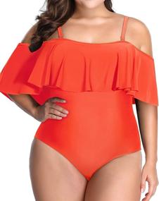 img 4 attached to 👙 Daci Swimsuits: The Ultimate Shoulder Control Swimwear for Women's Clothing - Unveiling Stylish Swimsuits & Cover Ups