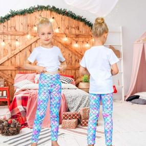 img 3 attached to Colorful And Comfy Girl'S Unicorn Leggings: Perfect For Adding Fun To Any Outfit!