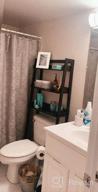 img 1 attached to Maximize Bathroom Storage With UTEX 3-Shelf Organizer Over Toilet In Espresso Finish review by Shaylon Bateson