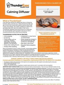 img 3 attached to Reduce Cat Anxiety And Behavior Issues With ThunderEase Calming Pheromone Diffuser Refill