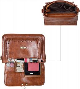 img 2 attached to Stylish And Practical: ECOSUSI Small Satchel Purse - Perfect For Women'S Everyday Use