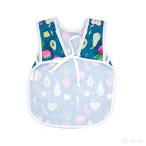 img 2 attached to 🍅 BapronBaby Organic Produce Bapron - Soft Waterproof Stain Resistant Bib - Machine Washable - Size Preschool (3-5 years)