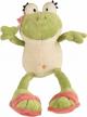 bohs plush lady frog with flower on head- stuffed animal - valentines gift for girls -11 inches logo