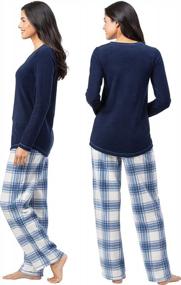 img 3 attached to Cozy Winter Pajamas For Women: PajamaGram Fleece Pullover Top
