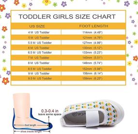 img 2 attached to 👧 Stylish Toddler Girl Shoes - Girls' Flats Collection