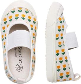 img 4 attached to 👧 Stylish Toddler Girl Shoes - Girls' Flats Collection