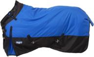 🐴 tough-1 1200d snuggit turnout 300g 78in royal blue - durable and cozy winter horse blanket logo