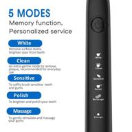 waterproof rechargeable electric toothbrush - enhanced with electronic technology логотип
