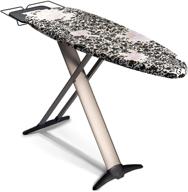 european-made luxury ironing board with extra wide 51x19” surface, adjustable height, t-leg foldable design, and convenient steam iron rest - bartnelli pro logo