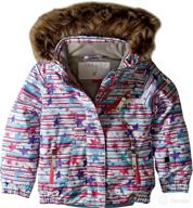 🧥 stylish and warm: spyder girls bitsy lola ski jacket for your little snow bunny logo