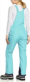 img 3 attached to Waterproof Winter Snow Bibs For Women By TSLA - Insulated Snowboard Overalls With Ripstop Ski Pants
