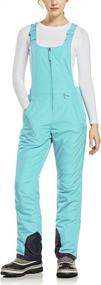 img 4 attached to Waterproof Winter Snow Bibs For Women By TSLA - Insulated Snowboard Overalls With Ripstop Ski Pants