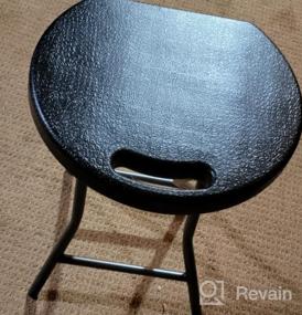 img 6 attached to Легкие и прочные: Набор из 2 переносных складных стульев 5Rcom с каркасом из прочной стали