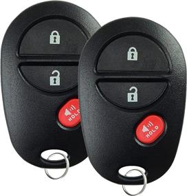 img 4 attached to Keyless Compatible 2004 2015 Sequoia Buttons