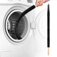 🧹 setsail dryer vent cleaner: 1 pack dryer lint brush with sturdy bristles and long flexible design for efficient refrigerator coil cleaning – wooden handle included! logo