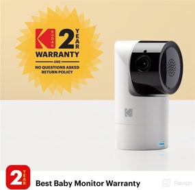 img 3 attached to 👶 KODAK Cherish C125 Video Baby Monitor, App Enabled with Two-Way Talk, Comfort for Babies, Elderly, Pets, and Family, Anywhere Home or Away