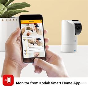 img 2 attached to 👶 KODAK Cherish C125 Video Baby Monitor, App Enabled with Two-Way Talk, Comfort for Babies, Elderly, Pets, and Family, Anywhere Home or Away