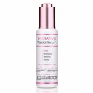 giovanni hydrating facial serum, 1.6 oz - natural rose extract - moisturizing, refreshing & softening skin care логотип