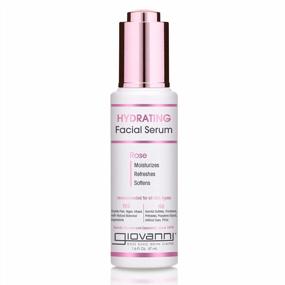 img 4 attached to GIOVANNI Hydrating Facial Serum, 1.6 Oz - Natural Rose Extract - Moisturizing, Refreshing & Softening Skin Care