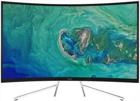 img 4 attached to 🖥️ Acer ET322QR Curved Monitor with Built-in Speakers, 31.5 Inch, 1920x1080 Resolution, 75Hz Refresh Rate,