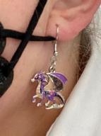 img 1 attached to Dinosaur Fantasy Dragon Enamel Alloy Earrings: Unique 🦕 Animal Jewelry for Women and Kids - Drop Dangle Style review by Ryan Huhn