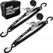 2,400lbs heavy duty ratchet boat straps - new zealand made trailer tie down for boats logo