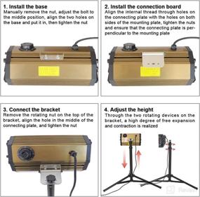 img 1 attached to DATOU BOSS Infrared Paint Curing Lamp 2000W - Effective Heat Lamp for Car Body Repair Paint Curing Systems and Paint Booths