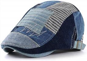 img 4 attached to Stylish And Practical Women'S Denim Bucket Sun Hat - Aodrusa Fisherman Cap With Unique Patch Design
