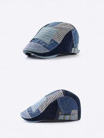 img 1 attached to Stylish And Practical Women'S Denim Bucket Sun Hat - Aodrusa Fisherman Cap With Unique Patch Design