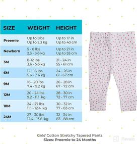 img 3 attached to Spasilk Cotton Stretchy Tapered Months Apparel & Accessories Baby Girls ~ Clothing