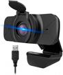 1080p webcam w/ microphone & wide angle lens - nzace usb camera for superior low light pc streaming logo