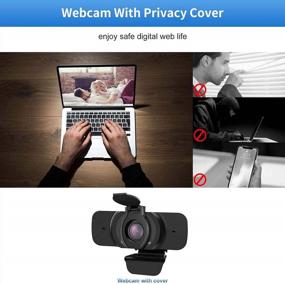 img 1 attached to 1080P Webcam W/ Microphone & Wide Angle Lens - NZACE USB Camera For Superior Low Light PC Streaming