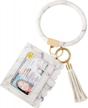 🔑 coolcos portable wristlet bracelet bangle wallet keychain: handy wrist keys card holder logo