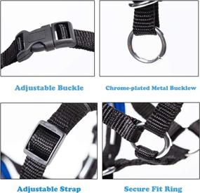 img 1 attached to 🐶 Wintchuk Dog Head Collar: Stop Pulling with Adjustable Fabric Padded Head Harness