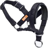 🐶 wintchuk dog head collar: stop pulling with adjustable fabric padded head harness logo